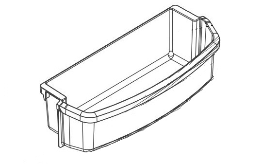 Norcold Door Bin 636747 (fits the 2118 model) - RV Fridge Guys
