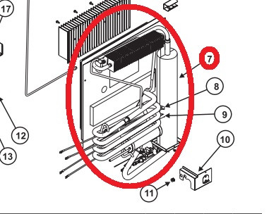 Norcold Cooling Unit 632294 (for N400/ N410/ N412 models) - RV
