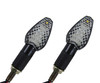 Black Mini LED Arrow Amber Light Motorcycle Turn Signals.  Sleek and bright.  Sold as a Pair Black Mini LED Arrow Amber Light Motorcycle Turn Signals.  Sleek and bright.  Sold as a Pair
