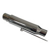 Chrome Steel Shorty Motorcycle Muffler Exhaust 12" Fits 1 & 1/2 and 1 & 3/4" fits Harley, Triumph, BSA, Norton, Bobbers