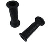 Yamaha Silverado Black Soft Rubber Comfort Open End Motorcycle Grips (Pair)