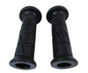 Black Soft Rubber Comfort Open End Motorcycle Grips (Pair) Honda CRF 250X, CRF 450