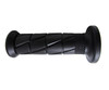 Black Soft Rubber Comfort Open End Motorcycle Grips (Pair) Honda CR450, CR480, CR500, CR500E