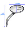 Motorcycle Mirror Dimensions