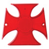 REPLACEMENT LENS FOR V-FACTOR MALTESE CROSS TAILLIGHT ASSEMBLIES FOR CUSTOM USE