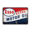 Vintage Motorcycle ESSO Brand Logo Metal Sign Wall Retro Decor