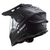 LS2 Explorer Adventure Matte Black Motorcycle DOT Helmet Size X-Large