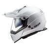 LS2 Explorer Adventure Gloss White Motorcycle DOT Helmet Size Medium