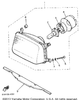 Headlight Unit Assembly 1990 PHAZER II (PZ480P) 86M-84310-00-00