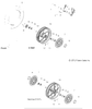 Victory Asm., Wheel, Front, Cast, Black [Incl. 6,7,8,11,12,14][8 Ball] 2013  Hammer 8 Ball/S Intl (V13Ha36/Hs36) 1521152-266