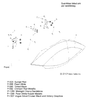 Victory Lid, Outer Saddlebag, Rh 2011  Vision All Options (V11Sw36/Sa36/Aw36) 5437638-520