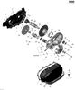 Can-Am Outer Half Pulley Ass'y Includes 32 to 35 2013  COMMANDER LTD 1000 420280178