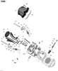 Can-Am Camshaft 2013  COMMANDER STD, DPS, XT, X 1000 EFI 420620865