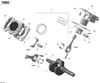 Can-Am Cylinder With Sleeve, Front 2013  OUTLANDER MAX 1000EFI LTD 420623566