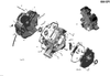 Can-Am Crankcase Ass'y Includes 1a to 13 2013  OUTLANDER 650EFI STD, DPS & XT 420685317