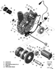 Sea-Doo Starter Double Gear 2019 RXT 230 420834874