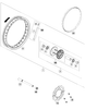 KTM SPOKE KIT REAR '19' BLACK As Required 2017 350 SX-F 00050000975