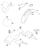 KTM BRAKE DISK FRONT D=300MM  '96 96 1997 620 EGS-E Adventure 58309060100