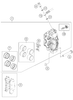 KTM BRAKE CALIPER REAR     05 05 2008 990 Super Duke 61013080000