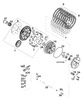 KTM RADIATOR R/S (45335) LC4 '99 2002 640 Duke II 57935008000