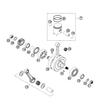 KTM CRANKSHAFT CPL. 125 SX  2007 2007 2015 125 SX 50330018400