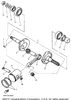 Key, Woodruff 1988 SNOSCOOT (SV80M) 90280-03017-00