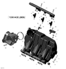 Can-Am Airbox Ass'y Includes 1 to 3 2021  F3 S SE6 - Monolith Black Satin, (Built After Sept. 2020) 420667687