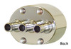 Pingel Chrome Fuel Valve For Harley Choppers & Custom Use