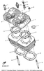 Gasket, Cylinder 1990 PHAZER II (PZ480P) 88F-11351-00-00