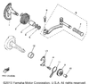 Kick Pinion Assembly 1988 SNOSCOOT (SV80M) 85G-15630-03-00