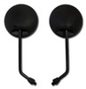 Black "Motocross" Motorcycle Handlebar Mirrors Yamaha YZ175,YZ250,YZ400,F