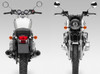 Aprilia G650 Chrome Motorcycle Round Mini Bullet Turn Signal Indicators/Running Lights Pair