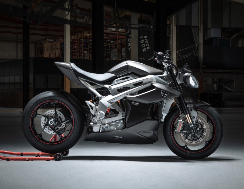 A Close Look at Triumph's First Electric Motorcycle - The Triumph TE-1 Prototype