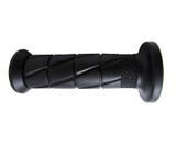 Black Soft Rubber Comfort Open End Motorcycle Grips (Pair) for BMW Models