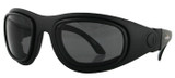 Bobster Eyewear Sport & Street 2 Convertible Black Frame with Interchangeable Lenses come with 3 Lenses BSSA201AC