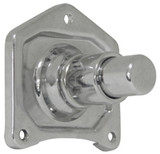 V-Factor Chrome Solenoid Cover Push Button Starter for Harley Softail Motorcycle Models 1989-2017