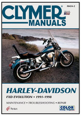 Clymer Repair Manual For Harley Dyna Evolution models 1991-1998