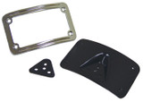 V-FACTOR CURVED STYLE LICENSE MOUNT WITH BACKING PLATE