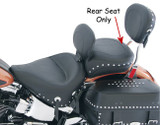 Hardbody Wide SOLO SEAT WITH DRIVER BACKREST (SOLD SEPARATE) & REAR SEAT (SOLD SEPARATE)  FOR SOFTAIL