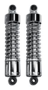 V-Factor Chrome Shock Absorbers Pair 13 & 1/2" Fits Harley Big Twin 1958-72 HD# 54500-67