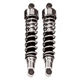 Chrome Shock Absorbers Pair 14 & 1/4" Fits Harley Sportster 1975-78 HD# 54504-75