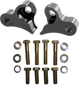 Pingel Rear Lowering Brackets Chrome Billet Pair Fits Harley FL models 2002-Later