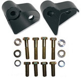 Pingel Rear Lowering Brackets Black Billet Pair Fits Harley FL models 1997-2001