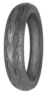 Vee Rubber VRM-302 Series Black Sidewall Motorcycle Front Tire 120/70-21