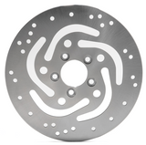 Stainless Steel Satin Finish OE Style Brake Rotor Rear Fits Harley Big Twin 1981-07 HD# 41789-92, 41797-00