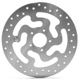 Stainless Steel Satin Finish OE Style Front Left Brake Rotor Fits Harley Big Twin & Sportster 1979-2007 HD# 44156-00