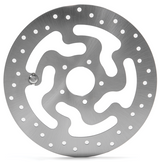 Stainless Steel Polished Finish OE Style Front Left Brake Rotor Fits Harley Big Twin & Sportster 1979-2007 HD# 44156-00