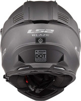 LS2 Blaze Adventure Titanium Motorcycle DOT Helmet Size Medium