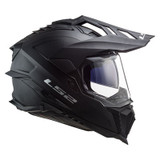 LS2 Explorer Adventure Matte Black Motorcycle DOT Helmet Size Large