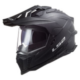 LS2 Explorer Adventure Matte Black Motorcycle DOT Helmet Size Large
